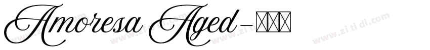 Amoresa Aged字体转换